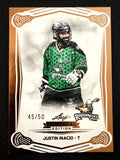 Justin Inacio 2025 Leaf NLL Inaugural Calgary Roughnecks Rose Gold 45/50 #53