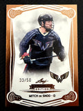 Mitch de Snoo 2025 Leaf NLL Inaugural Philadelphia Wings Rose Gold 33/50 #66