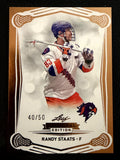 Randy Staats 2025 Leaf NLL Inaugural Halifax Thunderbirds Rose Gold 40/50 #72