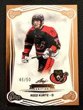 Reed Kurtz 2025 Leaf NLL Inaugural Ottawa Black Bears Rose Gold 46/50 #73