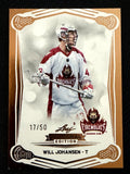 Will Johansen 2025 Leaf NLL Inaugural Albany Firewolves Rose Gold 17/50 #96