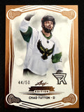 Chad Tutton 2025 Leaf NLL Inaugural Rochester Nighthawks Rose Gold 44/50 #15