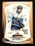 Matt Gilray 2025 Leaf NLL Inaugural Rochester Nighthawks Rose Gold 6/50 #63
