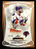 Graeme Hossack 2025 Leaf NLL Inaugural Halifax Thunderbirds Rose Gold 18/50 #38