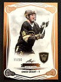 Owen Grant 2025 Leaf NLL Inaugural Vancouver Warriors Rose Gold 11/50 #71