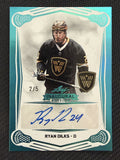Ryan Dilks 2025 Leaf NLL Inaugural Vancouver Warriors Platinum Auto 2/5 #BA-RD1