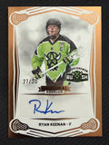 Ryan Keenan 2025 Leaf NLL Inaugural Saskachewan Rush Rose Gold Auto 27/30 #BA-RK1