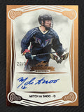 Mitch De Snoo 2025 Leaf NLL Inaugural Philadelphia Wings Rose Gold Auto 20/30 #BA-MDS
