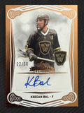 Keegan Bal 2025 Leaf NLL Inaugural Vancouver Warriors Rose Gold Auto 22/30 #BA-KB1