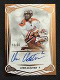 Chris Cloutier 2025 Leaf NLL Inaugural Buffalo Rose Gold Auto 18/30 #BA-CC1