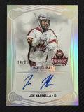 Joe Nardella 2025 Leaf NLL Inaugural Albany Firewolves Silver Auto 14/25 #BA-JN1