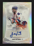 Jake Withers 2025 Leaf NLL Inaugural Halifax Silver Auto 12/25 #BA-JW1