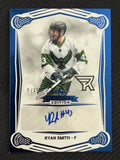 Ryan Smith 2025 Leaf NLL Inaugural Rochester Nighthawks Blue Auto 8/15 #BA-RS2