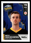 Seth Van Schepen 2025 TFL NLL Stickers Georgia Swarm #79