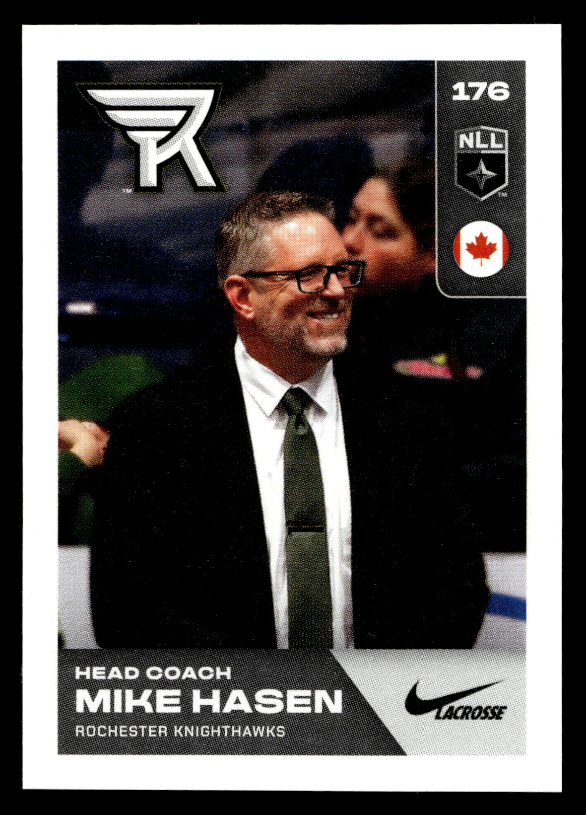 Mike Hasen 2025 TFL NLL Stickers Rochester Knighthawks #179