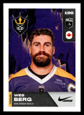 Wes Berg 2025 TFL NLL Stickers San Diego Seals #196