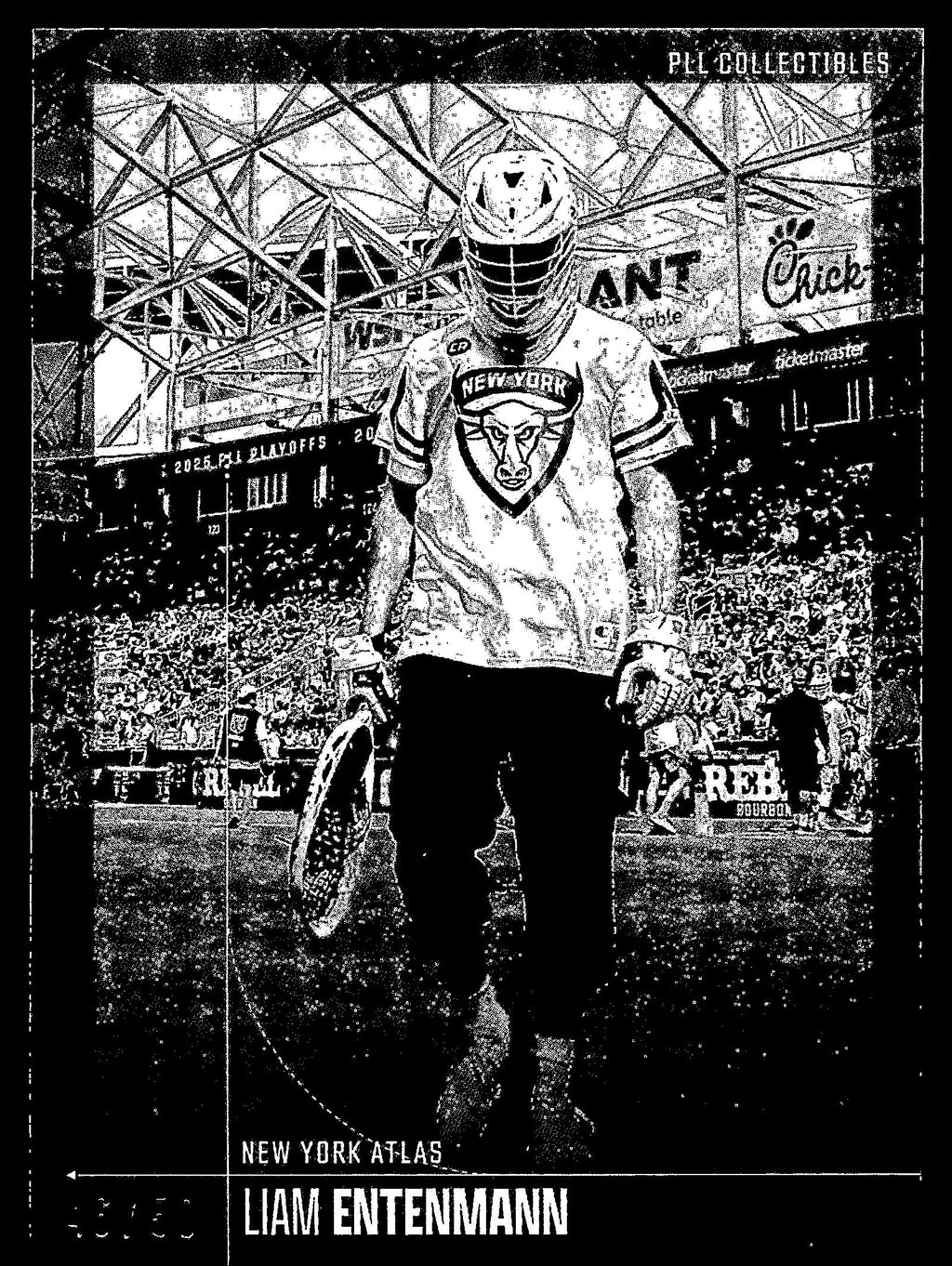 Liam Entenmann 2026 PLL Fieldside II New York Atlas B & W 46/50 #51