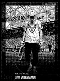 Liam Entenmann 2026 PLL Fieldside II New York Atlas B & W 46/50 #51