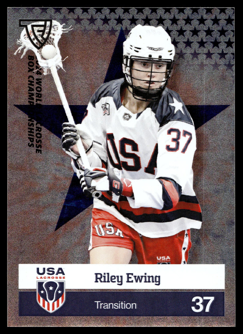 Riley Ewing 2024 TFLWBLC Team USA Rainbow Foil #