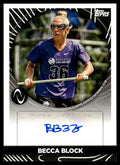 Becca Block 2022 Topps Athletes Unlimited Base Auto #AUA-BB