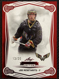 Joe Resetarits 2025 Leaf NLL Inaugural Philadelphia Wings Red 13/20 #48