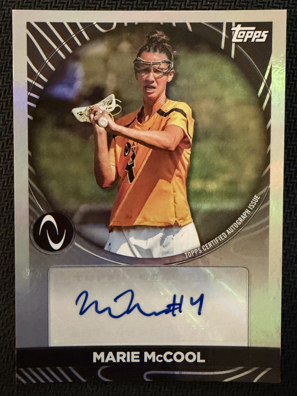 Marie McCool 2022 Topps Athletes Unlimited Auto Rainbow Foilboard 39/50 #AUA-MM