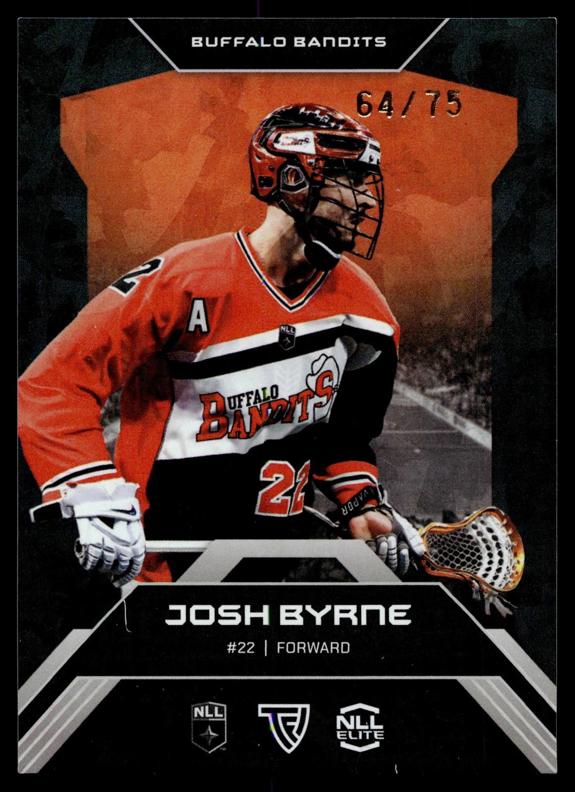 Josh Byrne 2026 TFL NLL Elite Buffalo Bandits Home Floor 64/75 #E14