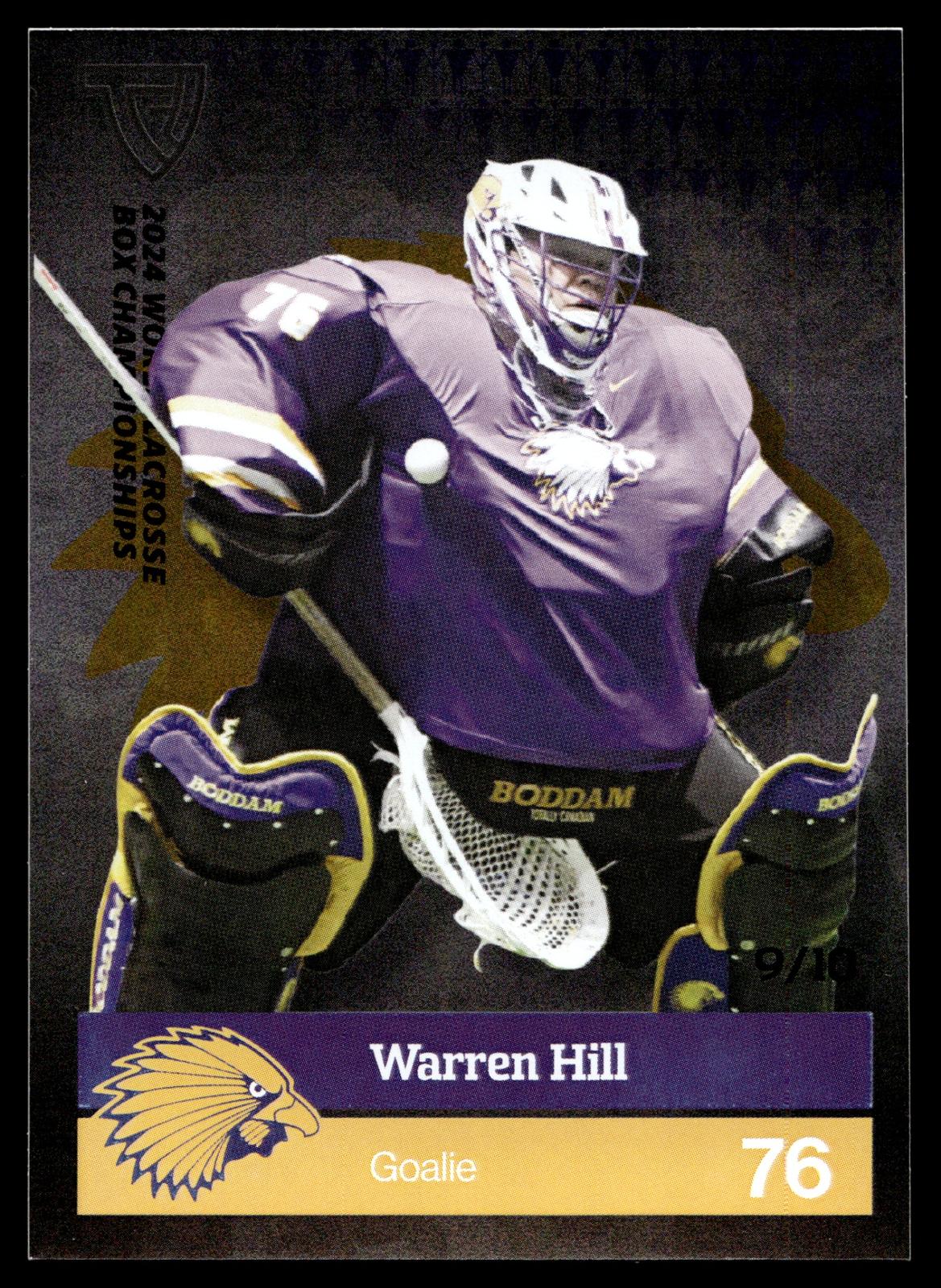 Warren Hill 2024 TFL WBLC Team Haudenosaunee Team Haudenosaunee Tie Dye #