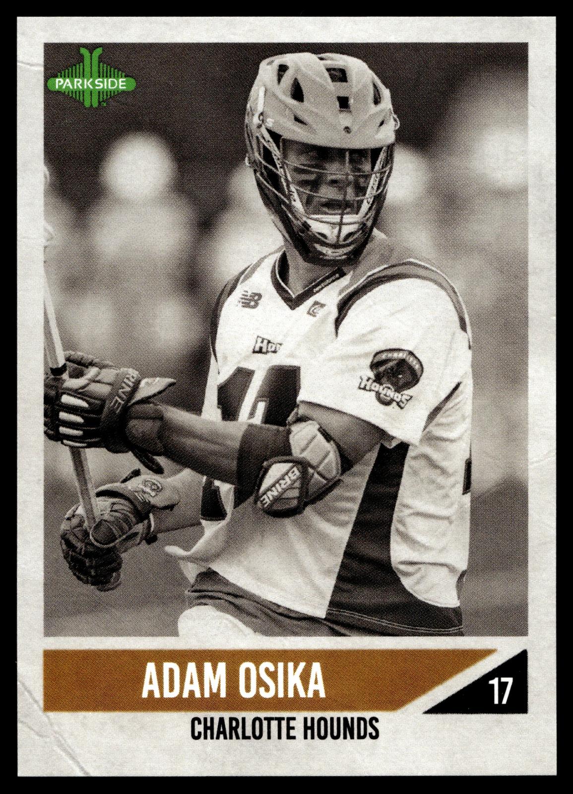 Adam Osika 2019 MLL Premier Series Charlotte Hounds Vintage #/250 #V-AO