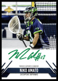Niko Amato 2019 MLL Premier Series Chesapeake Bayhawks Signature Series #SS-NA
