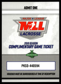Game Ticket 2019 MLL Premier Series #