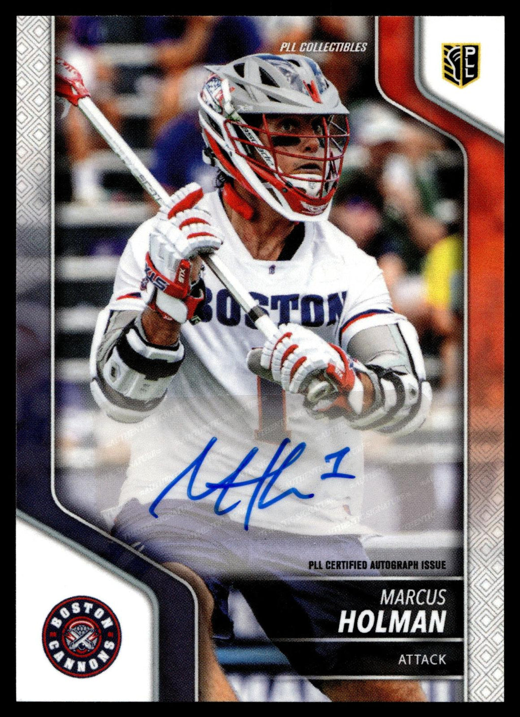 Marcus Holman 2024 PLL Release Boston Cannons Base Auto #58