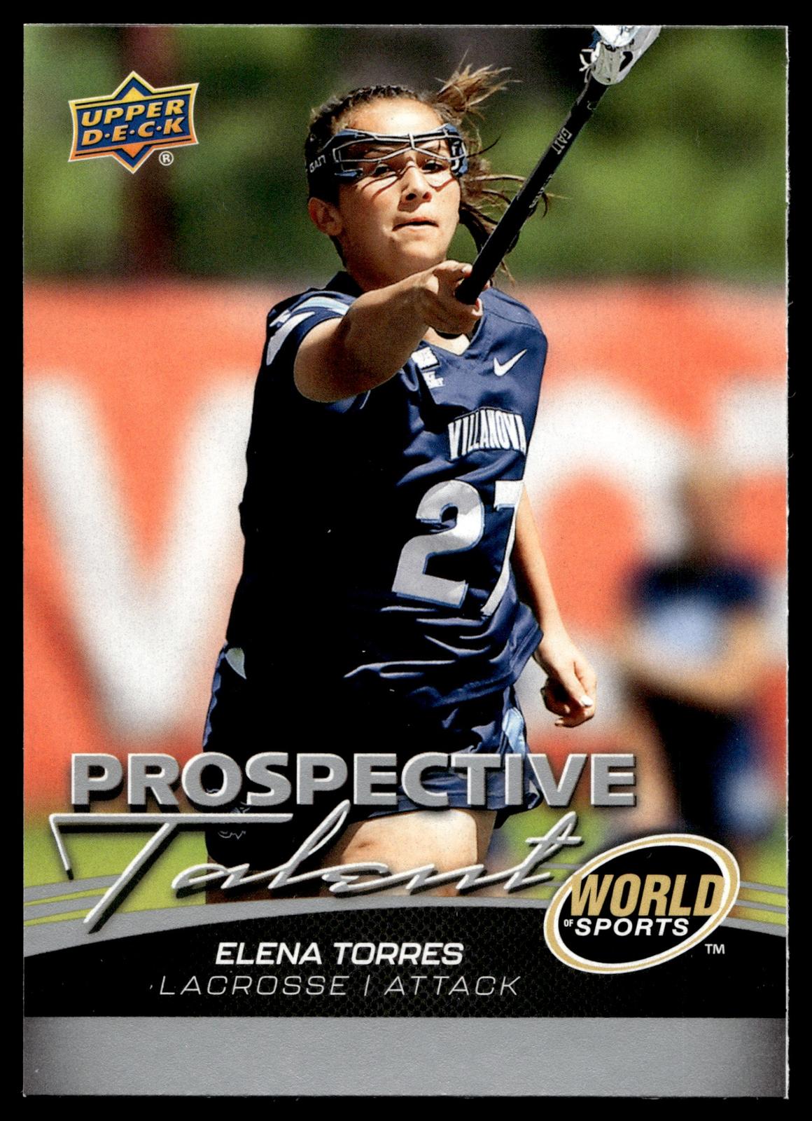 Elena Torres 2026 Upper Deck WOS Volume 2 Villanova Prospective Talent #341
