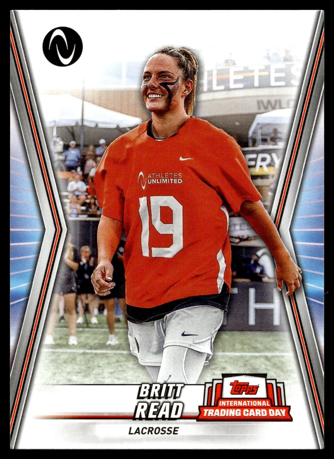 Britt Read 2023 Topps Athletes Unlimited International Trading Card Day #27