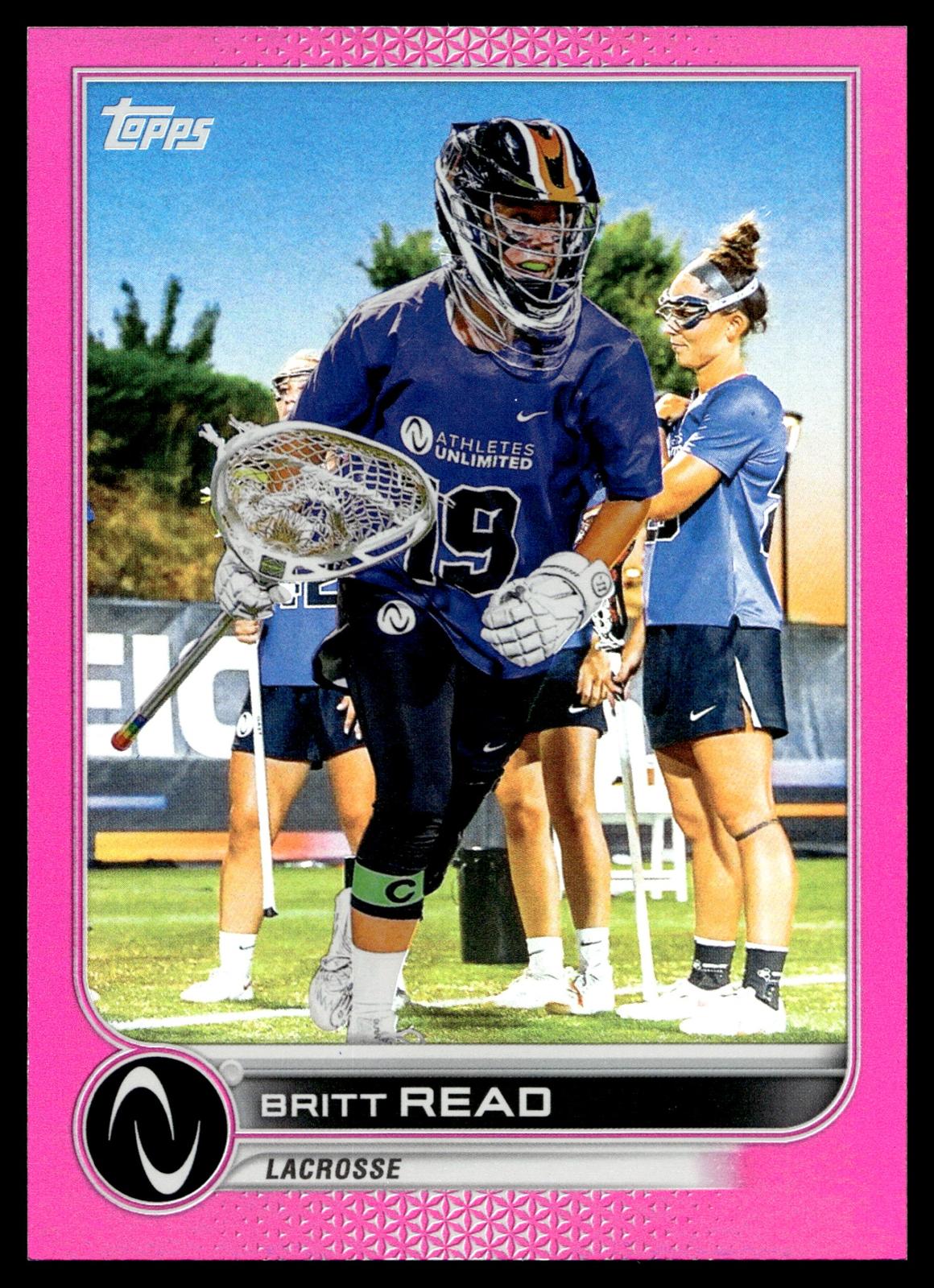 Britt Read 2022 Topps Athletes Unlimited Mother's Day Hot Pink 04/50 #45