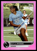 Kayla Wood 2022 Topps Athletes Unlimited Mother's Day Hot Pink 37/50 #32