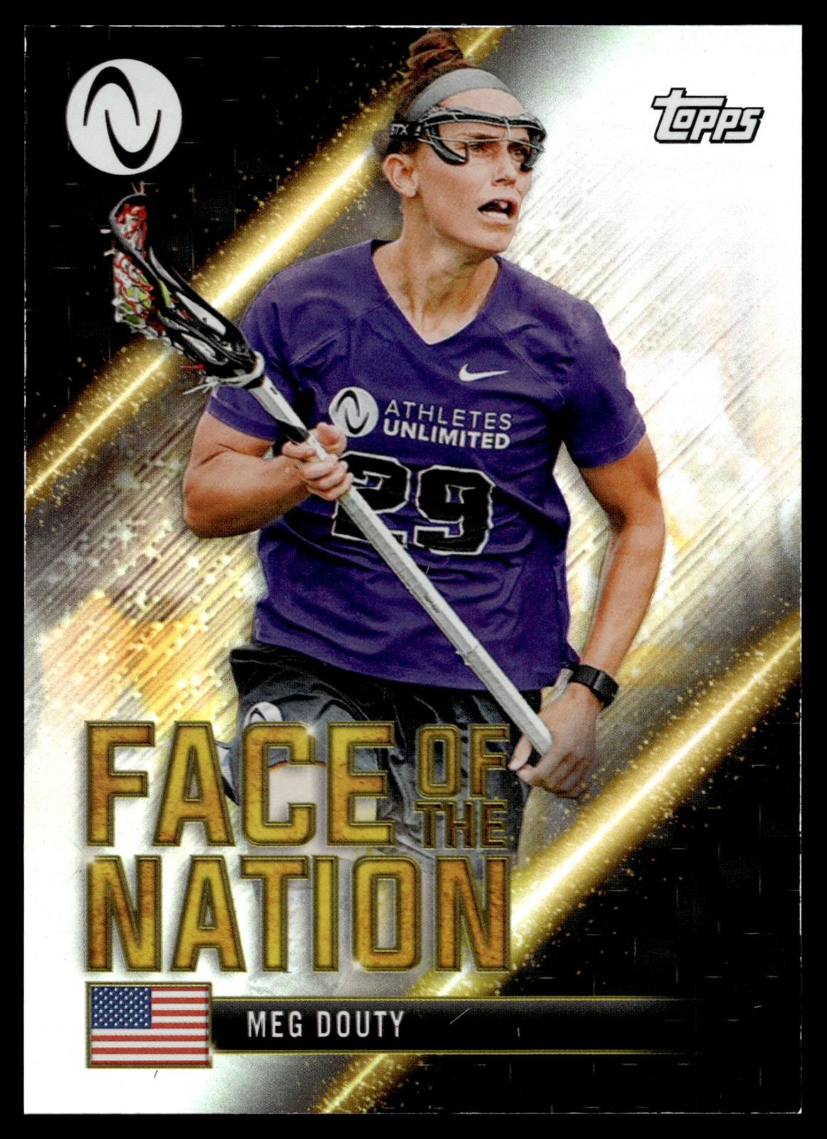 Meg Douty 2022 Topps Athletes Unlimited Face of the Nation 48/50 #FN-2