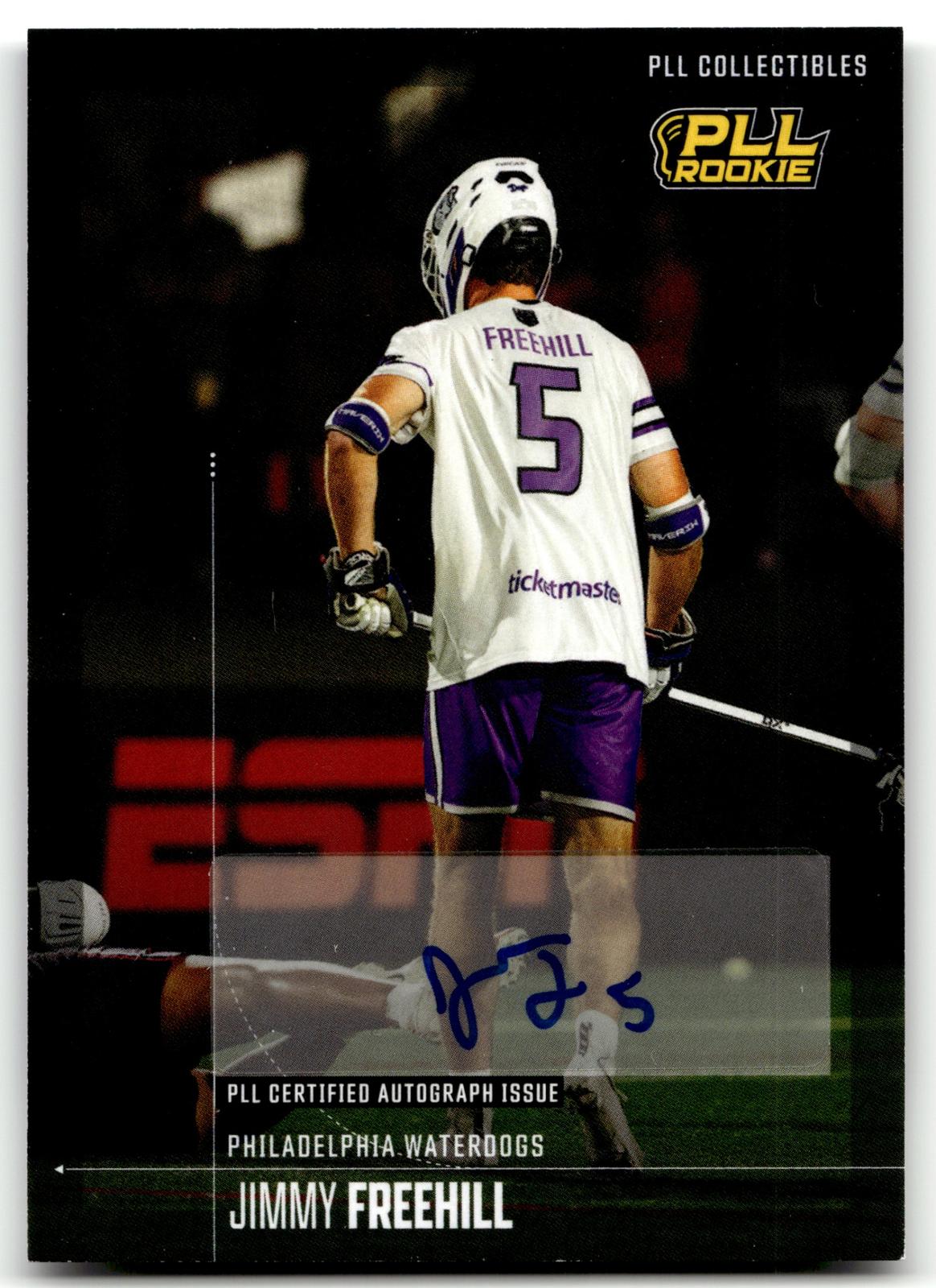 Jimmy Freehill 2026 PLL Fieldside II Philadelphia Waterdogs Base Auto #31