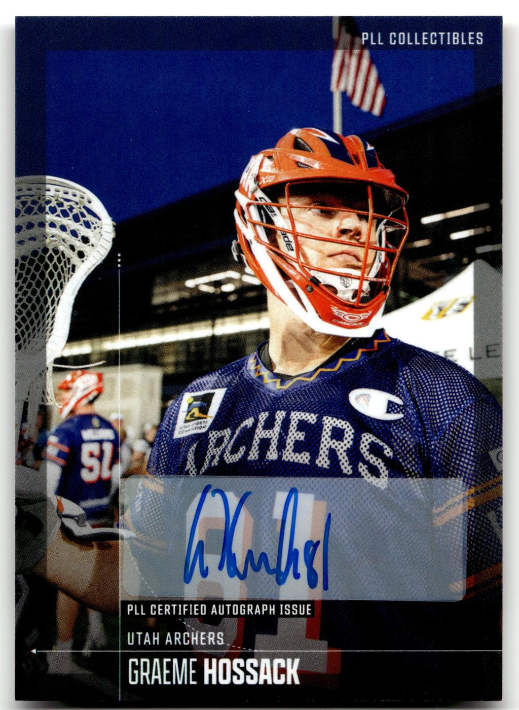 Graeme Hossack 2026 PLL Fieldside II Utah Archers Base Auto #56