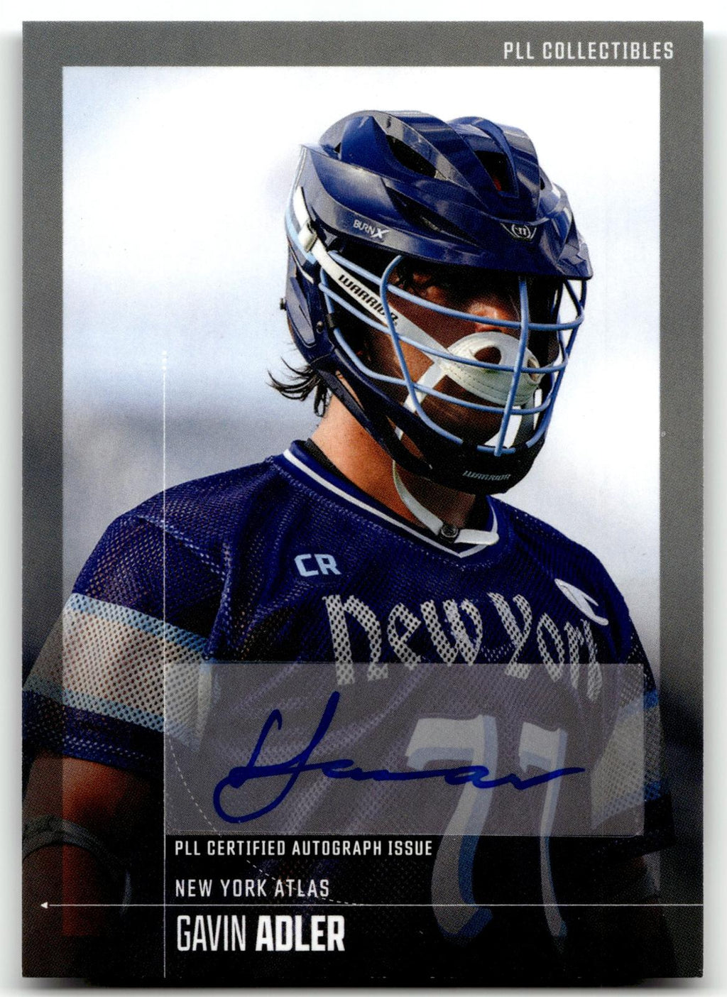 Gavin Adler 2026 PLL Fieldside II New York Atlas Base Auto #12