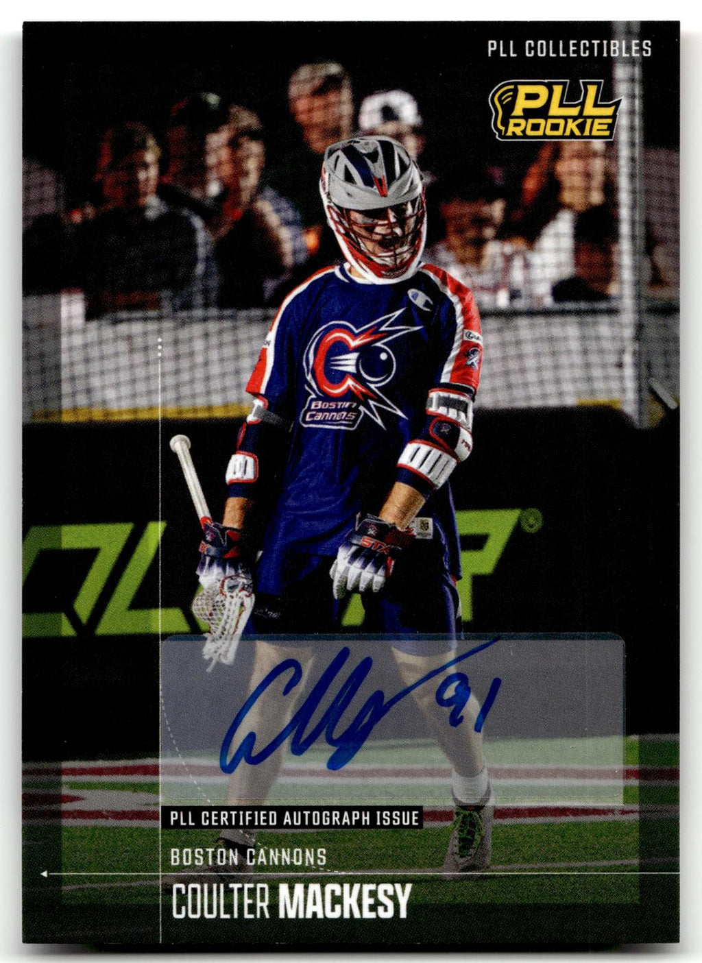 Coulter Mackesy 2026 PLL Fieldside II Boston Cannons Base Auto #73