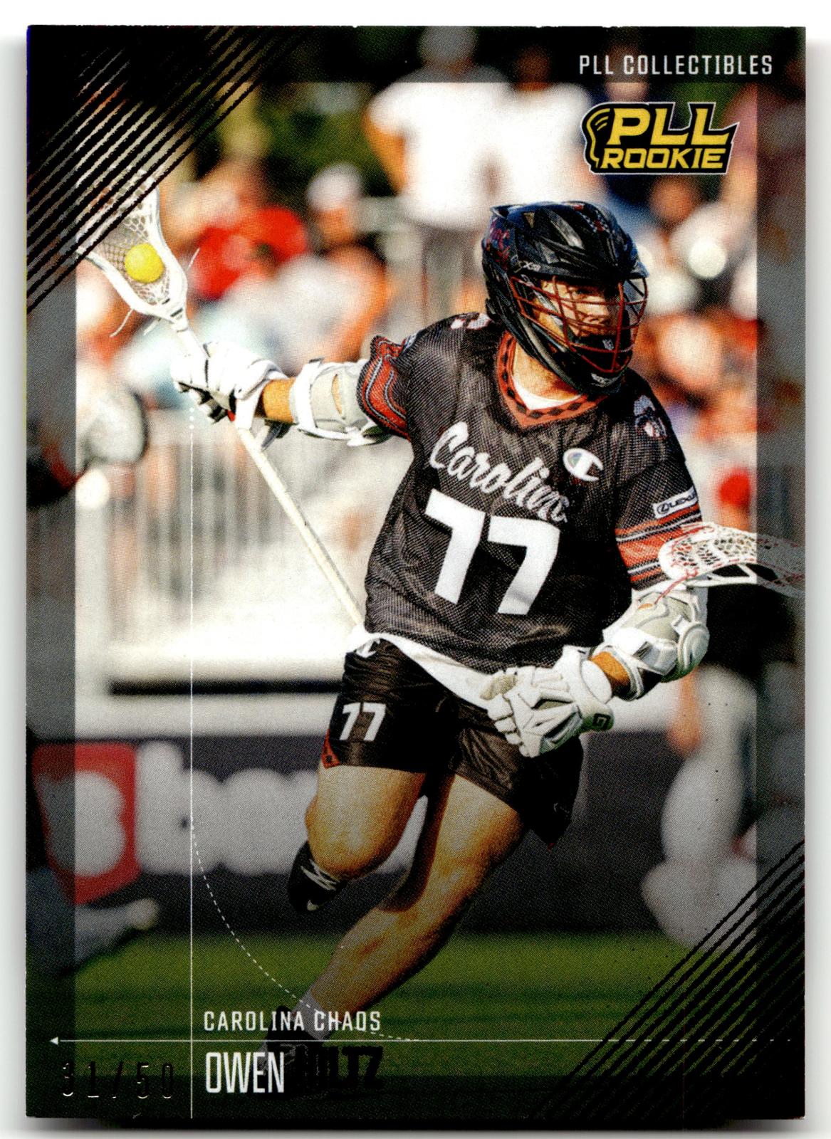 Owen Hiltz 2026 PLL Fieldside II Carolina Chaos Orange 31/50 #96