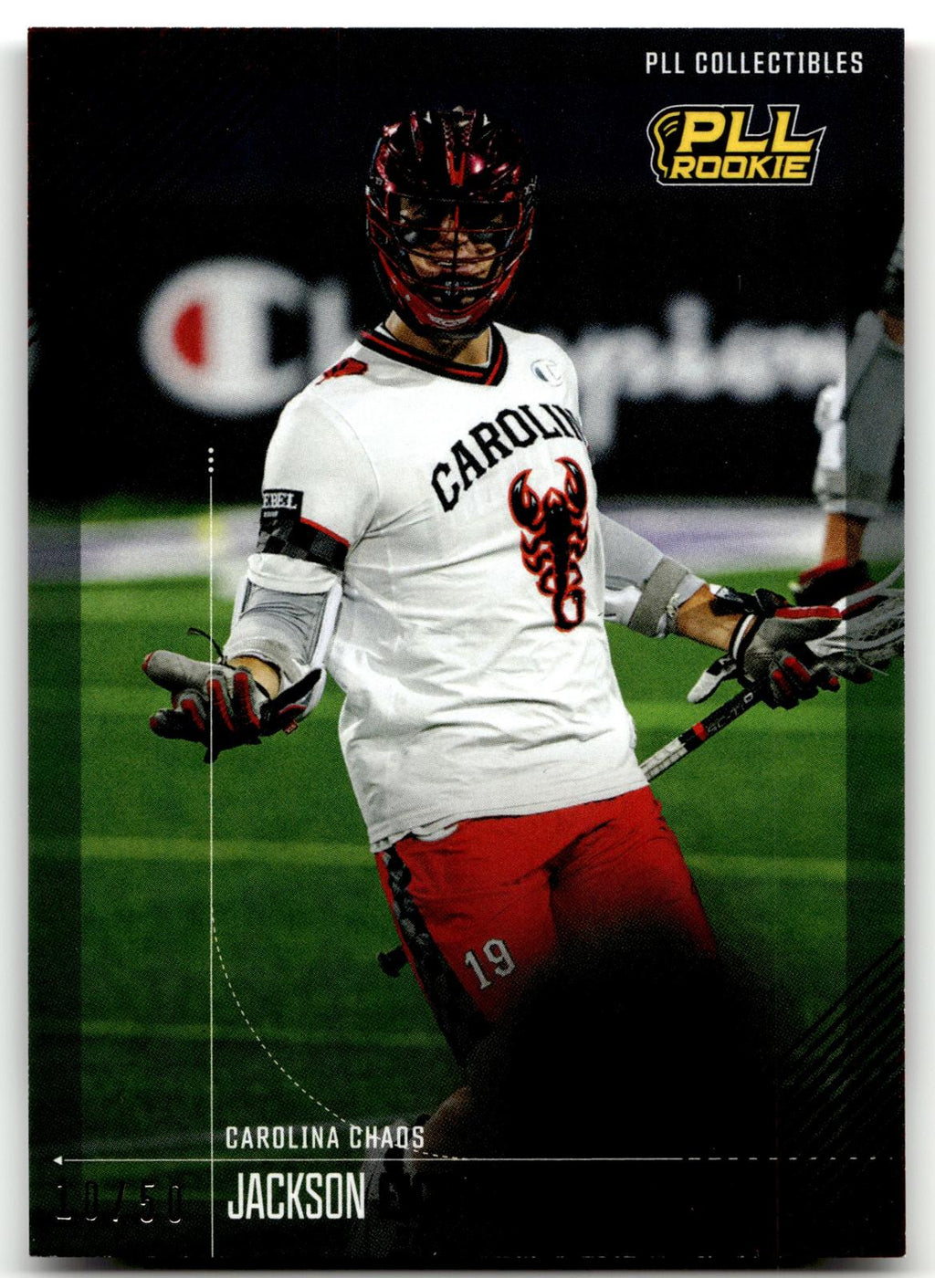 Jackson Eicher 2026 PLL Fieldside II Carolina Chaos Orange 10/50 #47