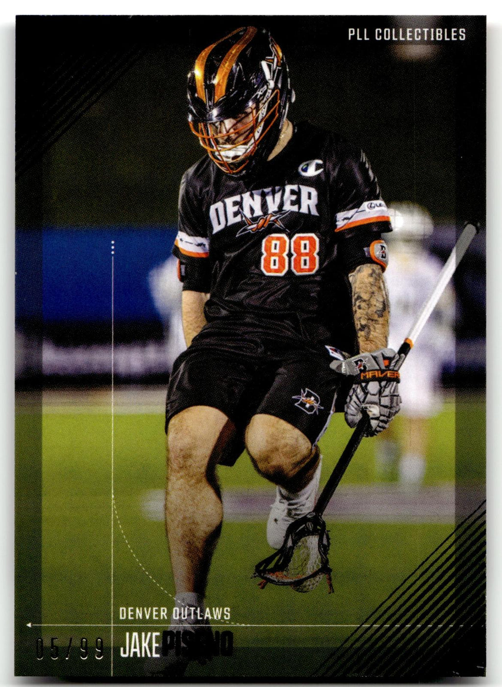 Jake Piseno 2026 PLL Fieldside II Denver Outlaws Blue 05/99 #09