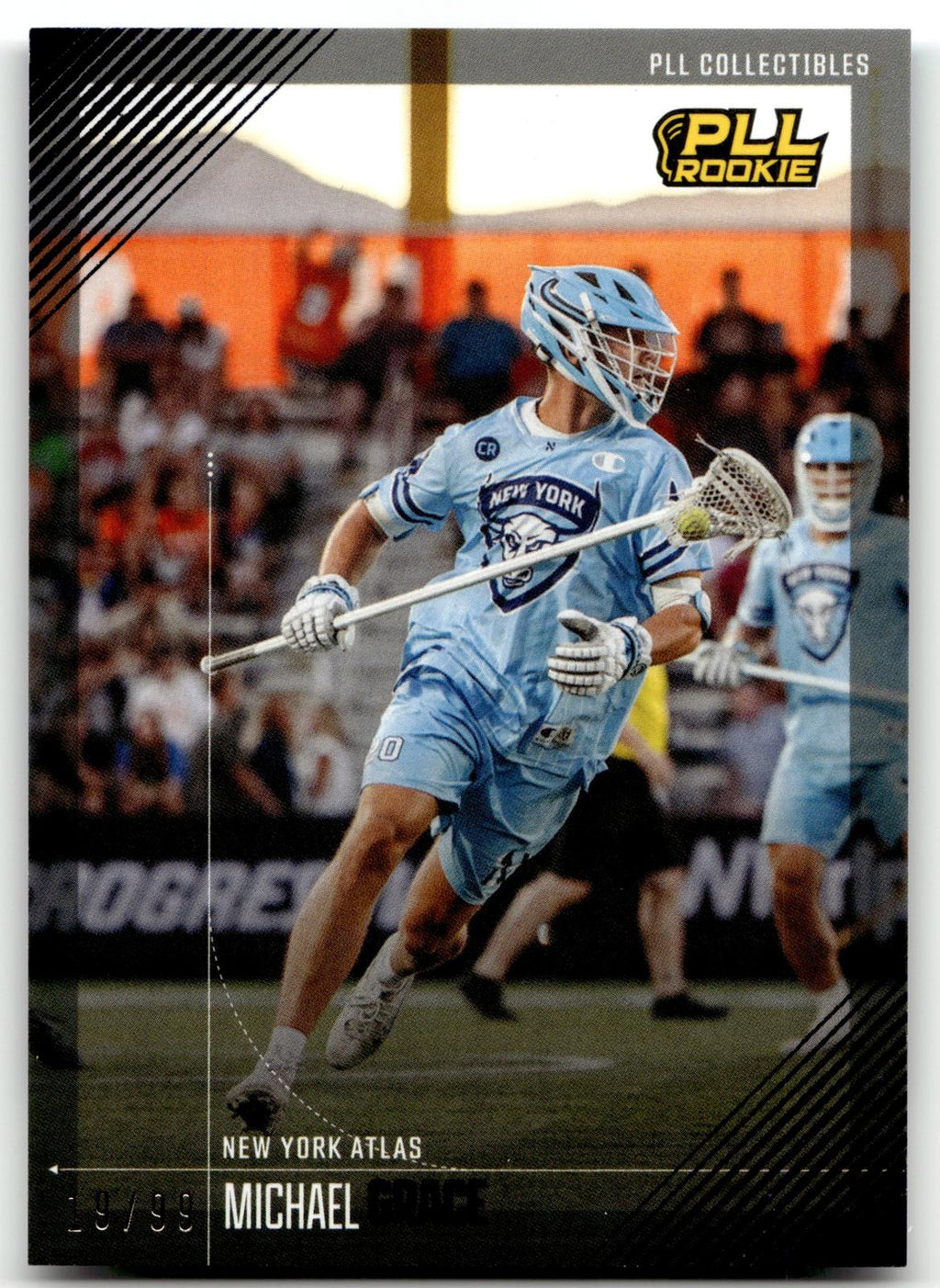 Michael Grace 2026 PLL Fieldside II New York Atlas Blue 19/99 #67