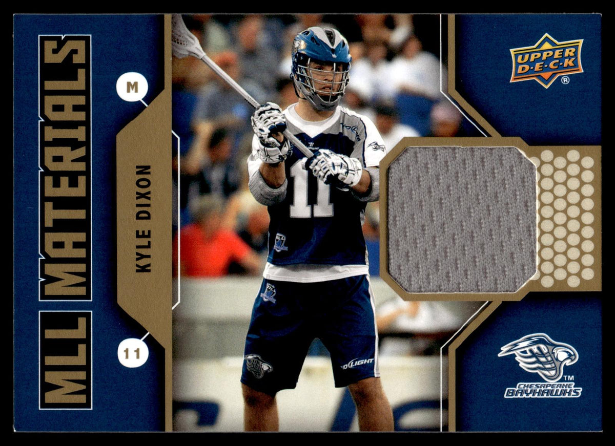 Kyle Dixon 2011 Upper Deck MLL Materials Chesapeake Bayhawks #M-KD