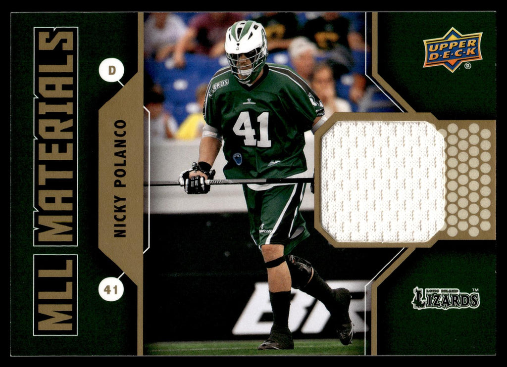 Nicky Polanco 2011 Upper Deck MLL Materials Long Island Lizards #M-NP