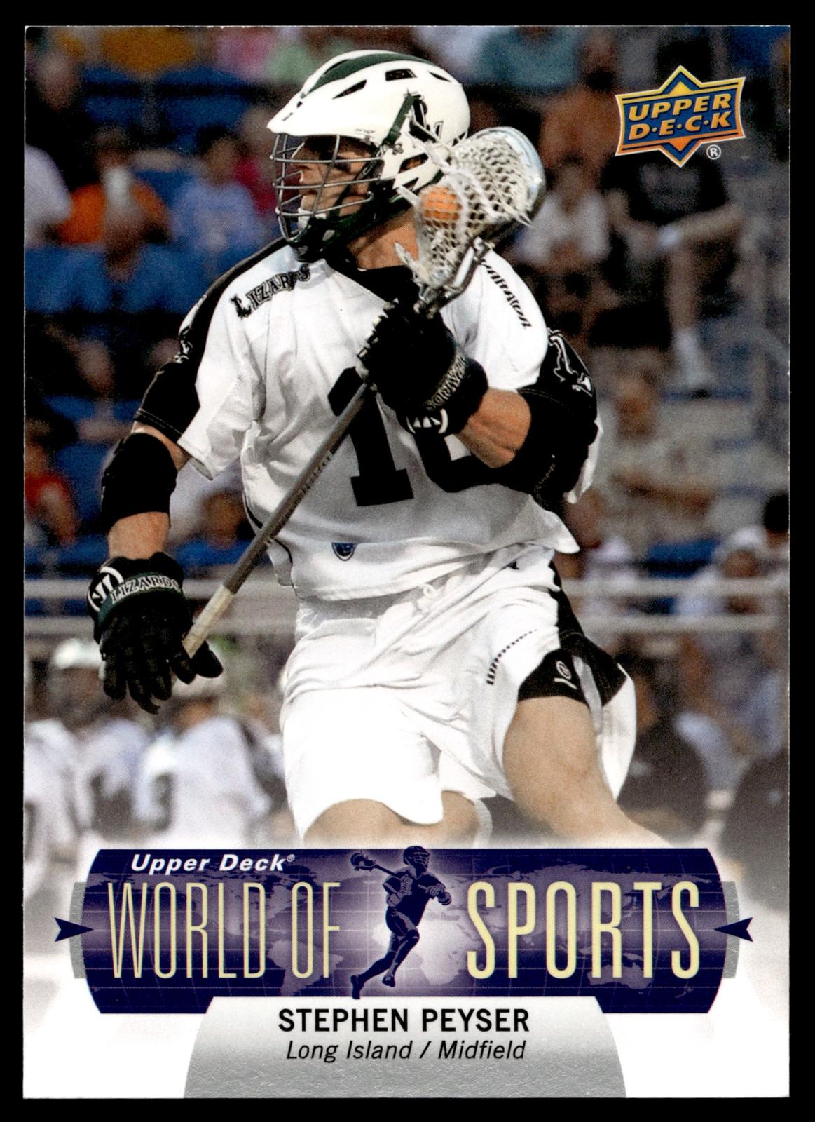 Stephen Peyser 2011 Upper Deck World of Sports New York Lizards #176