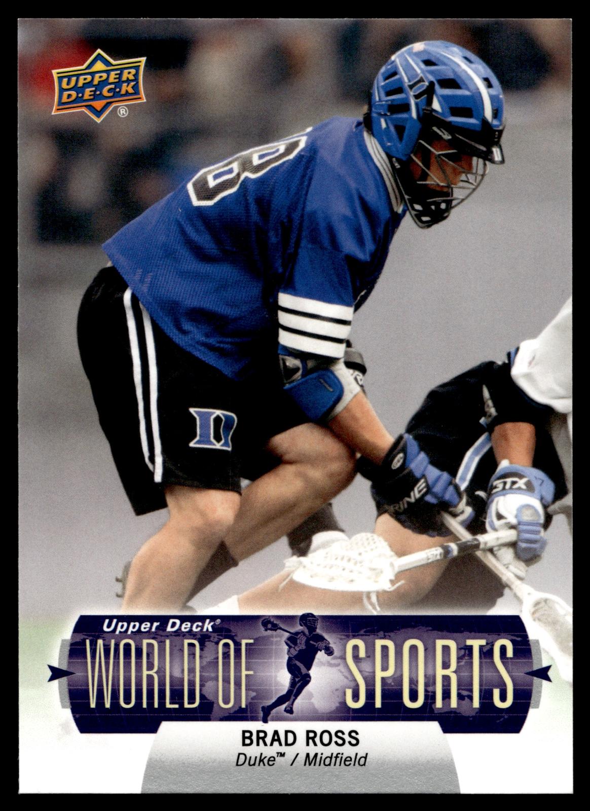 Brad Ross 2011 Upper Deck World of Sports Duke Blue Devils #180