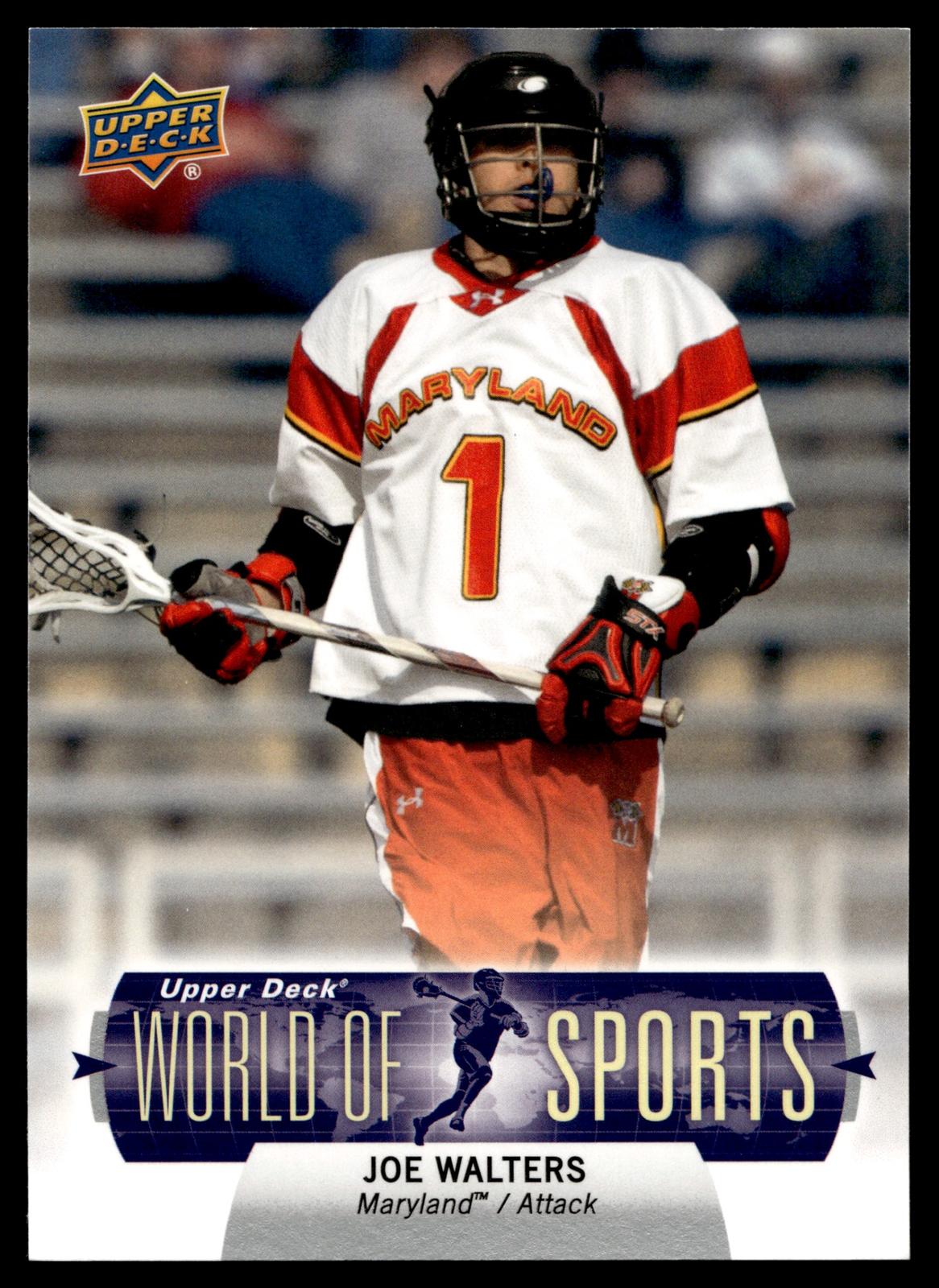 Joe Walters 2011 Upper Deck World of Sports Maryland Terrapins #181